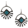 Sunburst Sky Turquoise Earrings AER6045 SS26