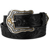 Tony Lama Westerly Ride Black Western Leather Belt C41513