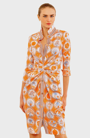 Gretchen Scott Women's Dress Twist & Shout Dress in  JDTSSS Stunning Stippling SS25