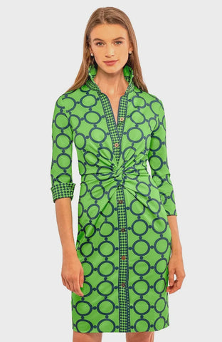 Gretchen Scott Women's Dress Twist & Shout Dress in  JDTSSS Stunning Stippling SS25