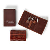 Two's Company Leather Manicure Kit 54653-20 3 Pc SS24