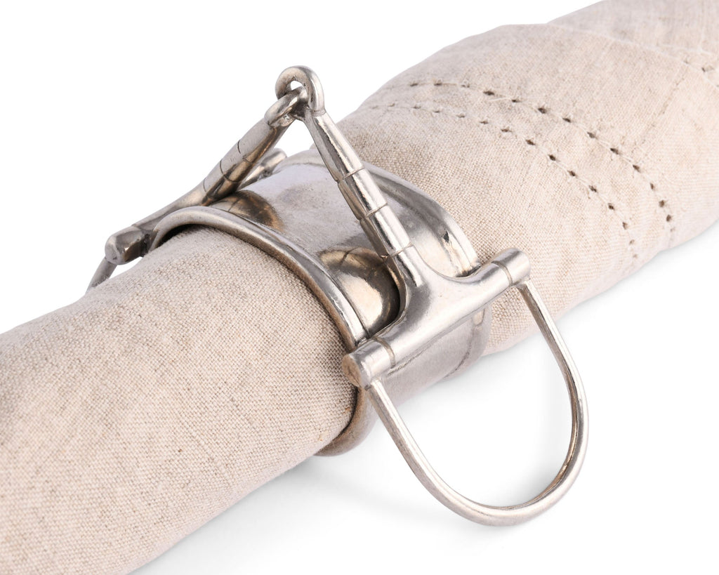 Vagabond House Horse Bit Napkin Ring luxury-grade pewter H115B-1