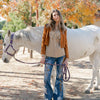 Cowgirl Embroidered Western Flare Denim Jeans