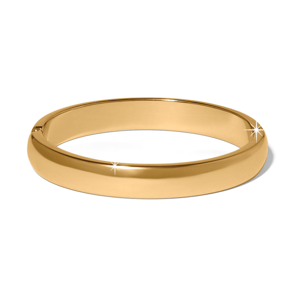 Women's Gold Radiant Bright Hinged Bangle | Brighton JF0435