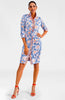 Women's Gretchen Scott Twist & Shout Dress in Peri Blue ON SALE