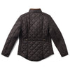 Women's Lightweight Black Quilted Nylon Jacket by Madison Creek Equestrian style jacket