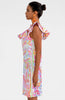Gretchen Scott Fling Fantasy Empire Pink Stretch Summer Dress ON SALE
