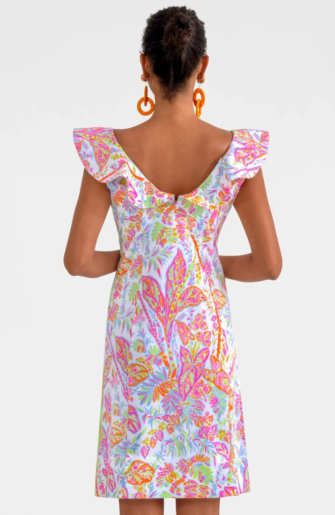 Gretchen Scott Fling Fantasy Empire Pink Stretch Summer Dress ON SALE