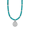 Womens Mosaic Turquoise Teardrop Necklace JM0000 by Brighton