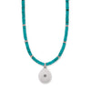 Womens Mosaic Turquoise Teardrop Necklace JM0000 by Brighton