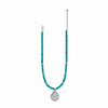 Womens Mosaic Turquoise Teardrop Necklace JM0000 by Brighton