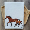 Zeppa Studios Mare & Foal Kitchen Towel KT1625 SS26
