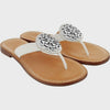 Women's Cream Leather Sandals Alice White Neutrals Sandals | Brighton