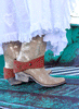 Boot Lassos Premium Leather Boot Accessory Blessed Red