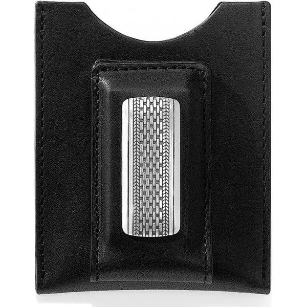 Brighton Salina Leather Money Clip - Black M1103