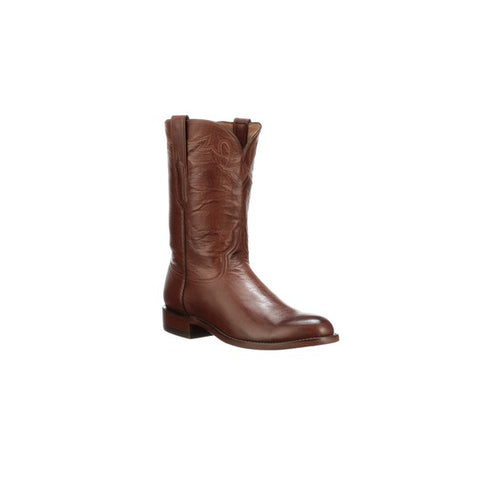 Lucchese Men's L9576 Black Patent Kanga Cowboy Boots ON SALE