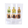 Thoroughbreds from Behind Rocks Glass