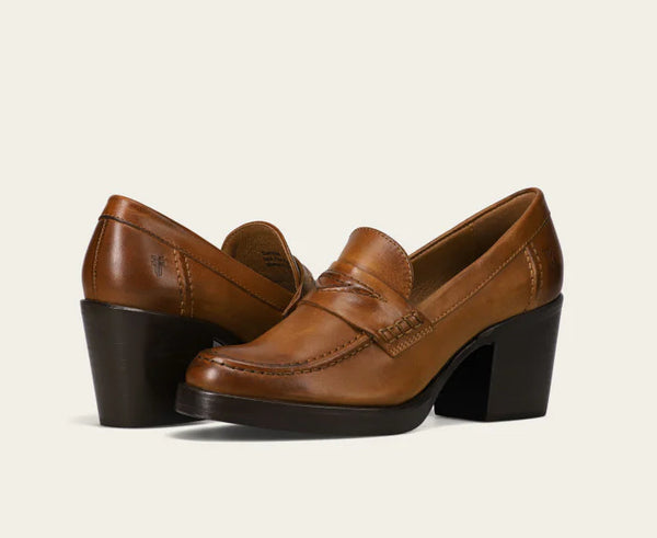 Frye Jean Women's Loafer Caramel 40792 - Saratoga Saddlery & International Boutiques