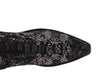 Lucchese Women's N4717 Black Metallic Sueded Python Final Sale!