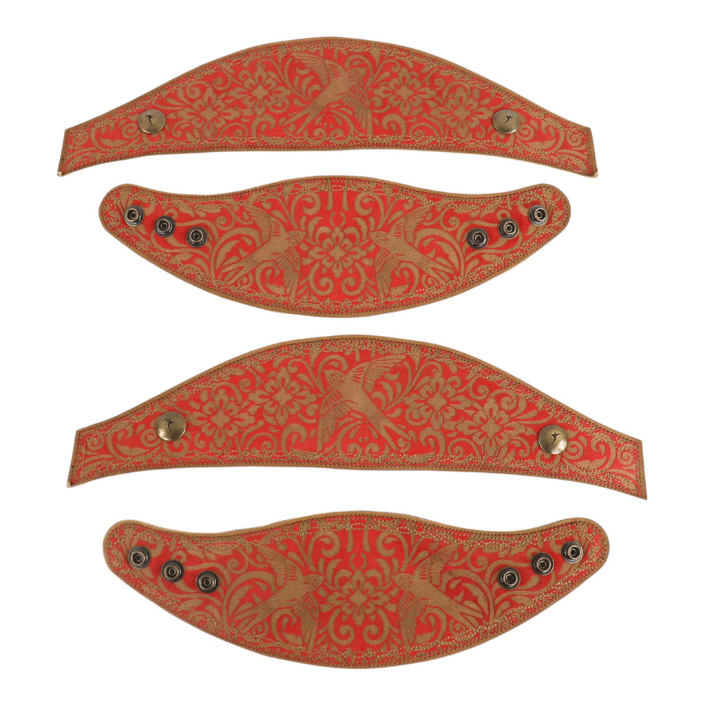 Boot Lassos Premium Leather Boot Accessory Blessed Red