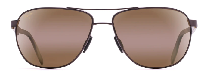 Maui Jim Aviator Castles in Chocolate Sunglasses H728-01M