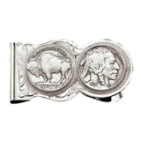 Silversmiths Indian Buffalo Coin Money Clip MCL50 - Saratoga Saddlery & International Boutiques