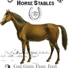 Ox Bow Hand Towel Country Lane Horse Stables White and Oatmeal FW20 - Saratoga Saddlery & International Boutiques