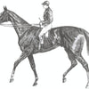 Ox Bow Hand TOWEL Jockey Equestrian White and Oatmeal FW20 - Saratoga Saddlery & International Boutiques