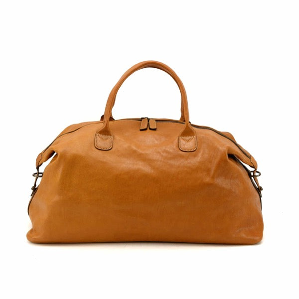 Moore & Giles Benedict Weekend Bag in Saddle - Saratoga Saddlery & International Boutiques