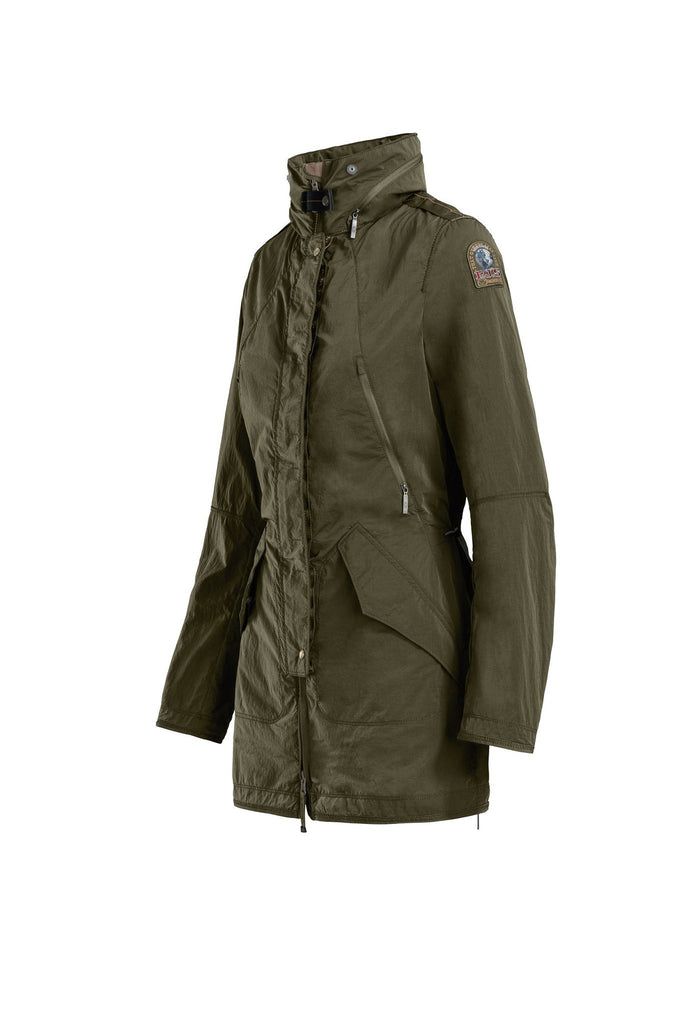 Parajumpers Women's Hellas Windbreaker in Army PW JCK W134 - Saratoga Saddlery & International Boutiques