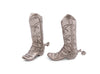 Vagabond House Pewter Cowboy Boot Salt & Pepper Set W116B - Saratoga Saddlery & International Boutiques