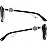 Brighton Ferrara Women's Sunglasses A12623 COLOR BLACK WHITE - Saratoga Saddlery & International Boutiques