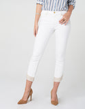 Liverpool Abby Crop Skinny w/ Embroidered Scallop Hem LM7146 - Saratoga Saddlery & International Boutiques