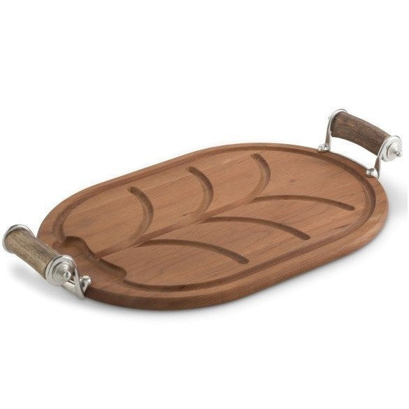 Vagabond House Antler and Pewter Carving Board - Saratoga Saddlery & International Boutiques