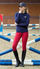 Horze Nordic Performance Women's Silicone Breeches in Red - Saratoga Saddlery & International Boutiques