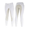 Horze Kiana Women's Full Seat Breeches in White - Saratoga Saddlery & International Boutiques