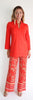 Jude Connally Chris Tunic Top Ponte Tangerine - Saratoga Saddlery & International Boutiques