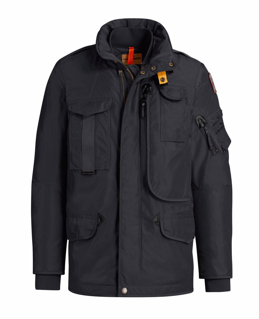Parajumpers Denali Men s Parka in Black Super Warm Coat for Cold Climates Temperature rating Saratoga Saddlery International Boutiques