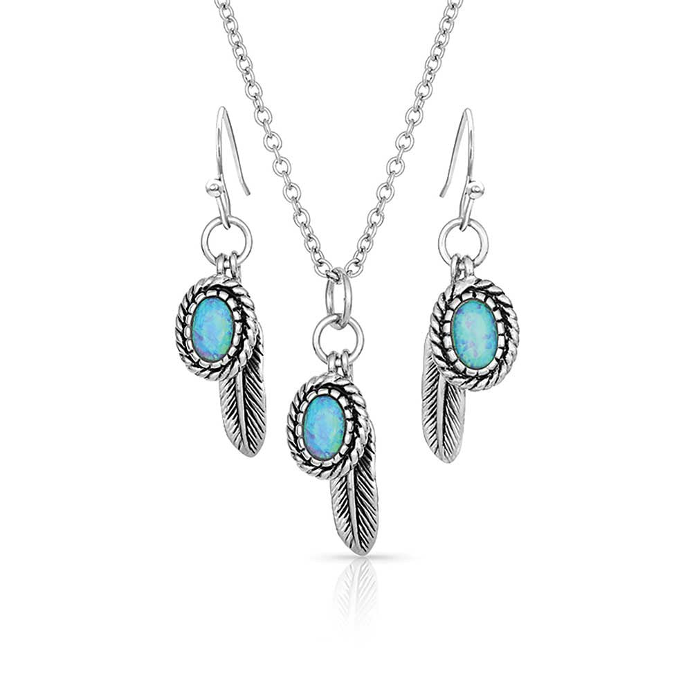 Montana Silversmith Wishing On Hope Opal Jewelry Set - Saratoga Saddlery & International Boutiques