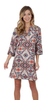 Jude Connally Womens Megan Dress in Moroccan Medallion - Saratoga Saddlery & International Boutiques