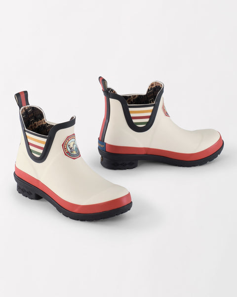 Pendleton National Park Chelsea Short Rain Boot Glacier White - Saratoga Saddlery & International Boutiques