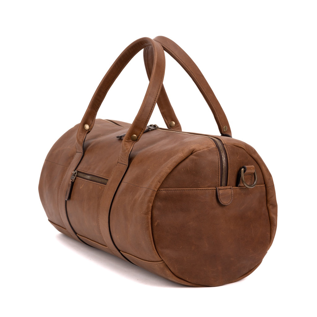 Moore & Giles Heirloom Duffle Bag in Oak - Saratoga Saddlery & International Boutiques