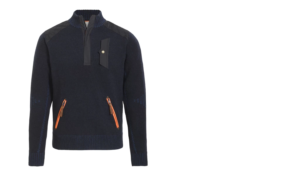 Alps & Meters Alpine Guide Men's Sweater Navy - Saratoga Saddlery & International Boutiques