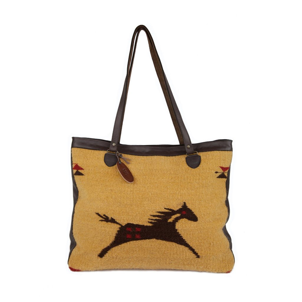 MZ Fair Trade Wild Horse Wool Shoulder Bag 13-3010 - Saratoga Saddlery & International Boutiques