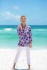 Jude Connally Chris Top Painted Floral Americana Multi - Saratoga Saddlery & International Boutiques