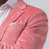 7 Downie Coral Men's Sport Coat Pink Blazer