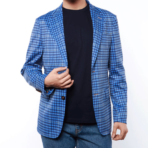 Scully Men's Tweed Jacket Leather Jacket