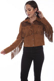 Scully L1043 Women's Suede Fringe Leather Jacket - Saratoga Saddlery & International Boutiques