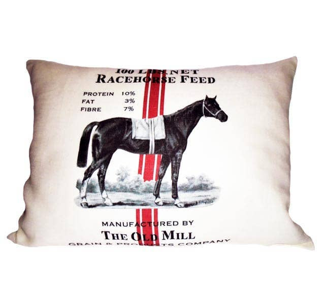 Ox Bow Racehorse Feed Bag Pillow SS22 - Saratoga Saddlery & International Boutiques
