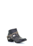 Corral Women's Black Harness Ankle Boots Q5064 - Saratoga Saddlery & International Boutiques